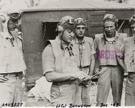 Asisbiz Aircrew USMC VMF 214 Lt Colonel Boyington instructs pilots before the Rabaul raid around the 17th Dec 1943 01