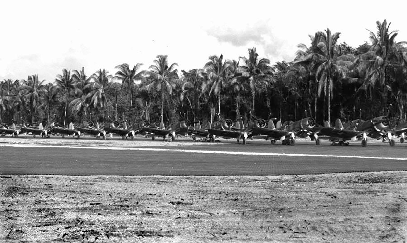 Asisbiz Vought F4U Corsairs from VMF 216 made up of 32 aircraft prepare ...