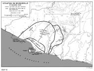 Asisbiz Aeronautical map showing the Piva Yoke runway location on Bougainville Island Island 0A