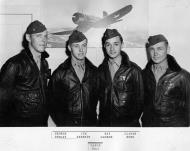 Asisbiz Aircrew VMF 216 George Dooley Jim Kennedy Ray Gambon and Claude Hone March 1945 01