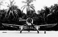 Asisbiz Vought F4U 1A Corsair VMF 216 White 16 parked at Cape Torokina 10th Jan 1944 01