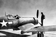 Asisbiz Vought F4U 1A Corsair VMF 225 White 815 Brat III flown by Capt Dean S Harley on Iwo Jima 1945 01