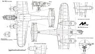 Asisbiz Dornier Do 17 blue print scale drawing to 1 72 scale by Airshow 0A2