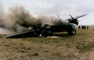 Asisbiz Dornier Do 17P on fire after making an emergency landing eBay 01