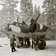 Asisbiz Dornier Do 17Z Lentolaivue 46 DN64 Tiksozero Finland 12th Jan 1943 BW