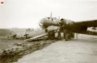 Asisbiz Dornier Do 17Z 9.KG3 5K+xT taxing accident with a Bf 109 Amsterdam 1940 eBay 01