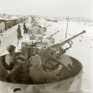 Asisbiz Finnish armored train equipped for anti aircraft and coastal protection seen at Aanislinna 18th Feb 1942 77549