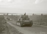 Asisbiz Finnish army using captured Soviet T28 and T26 tanks advance towards Nuosjarvi 9th Sep 1941 46700