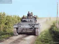 Asisbiz German Panzer III tanks moving to the front lines Vasonvaara 1st Jul 1941 22892c