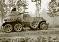 Asisbiz Soviet BA10 armored car neutralized with 5 hits to its engine east of Omelia 26th Jul 1941 28525