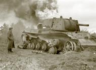 Asisbiz Soviet KV1 tank destroyed at Jessoila 1st Sep 1941 43949