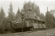 Asisbiz Soviet T28 33 ton tank destroyed south of Lake Nuosjarvi 5th Sep 1941 44656