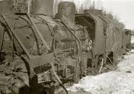 Asisbiz Soviet armored train destroyed by aerial bombardment Latva Aanislinna 19th Apr 1941 82634