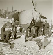 Asisbiz Fokker D XXI FAF 3.LeLv30 at Tiiksjarvi Airport 4th Nov 1941 62489