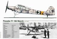 Asisbiz Fieseler Fi 156 Storch coded QK in winter camouflage and using skies Russia 0A