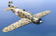 Asisbiz COD asisbiz Fiat G50 Freccia RA 151 Squadriglia 151 2 MM6385 over the Mediterranean Sea V01