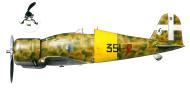 Asisbiz Artwork Fiat G50 Freccia 155 Gruppo 351 Squadriglia 351 2 Ursel 0A