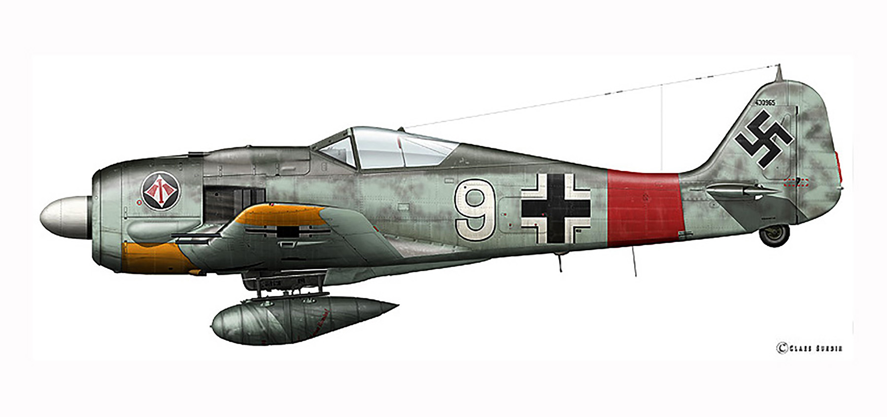 Asisbiz Focke Wulf Fw 190a7 Jg1 White 9 Alfred Grislawski Wnr 430965