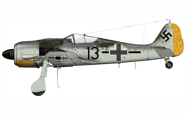 Asisbiz Focke Wulf Fw 190a8 Jg26 Black 13 Bar Josef Priller Rambuillet