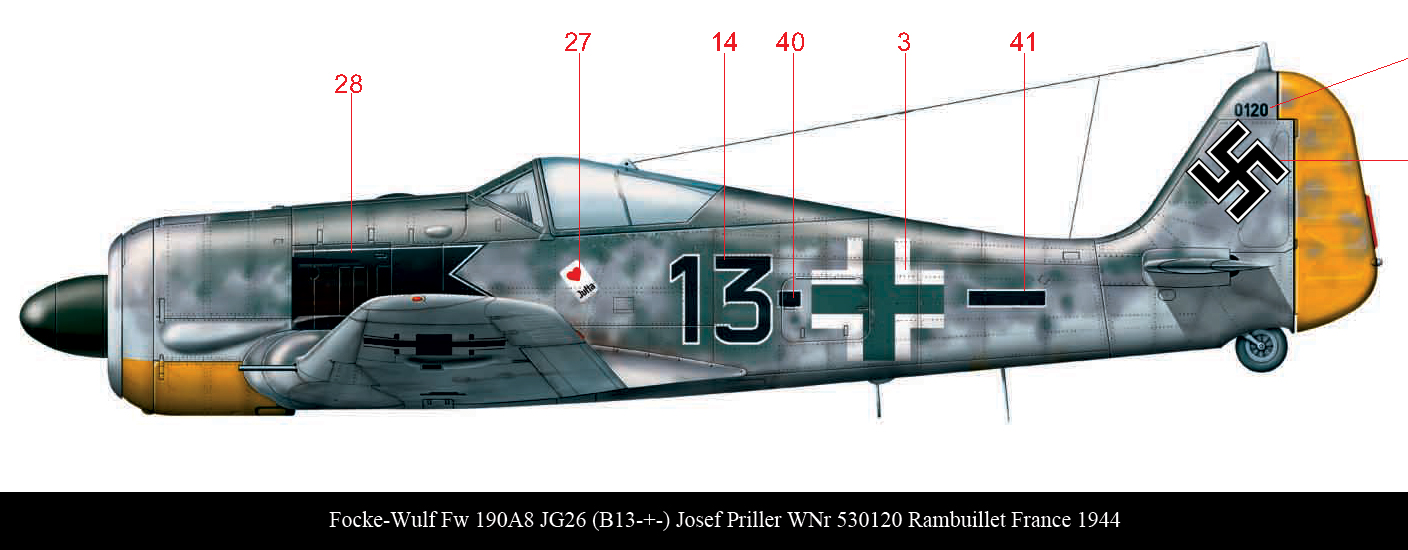 Asisbiz Focke Wulf Fw 190a8 Jg26 Black 13 Bar Josef Priller Wnr 530120