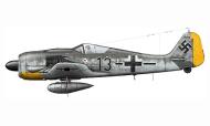 Asisbiz Focke Wulf Fw 190A8 JG26 Black 13 bar Josef Priller Rambuillet France 1944 0B