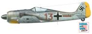 Asisbiz Focke Wulf Fw 190A1 6.JG26 Brown 13 Gerhard Vogt WNr 013 Moorsele France May 1942 0B