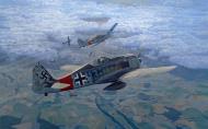 Asisbiz Focke Wulf Fw 190A8 JG300 Blue 13 Walter Dahl over Germany painting 0A