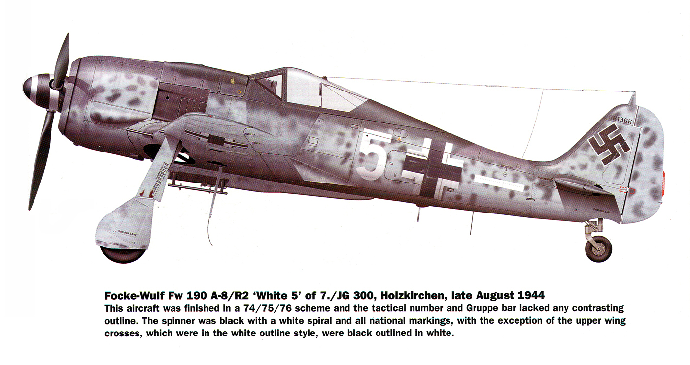 Asisbiz Focke Wulf Fw 190a8 7 Jg300 White 5 Holzkirchen Munich 1944 0a