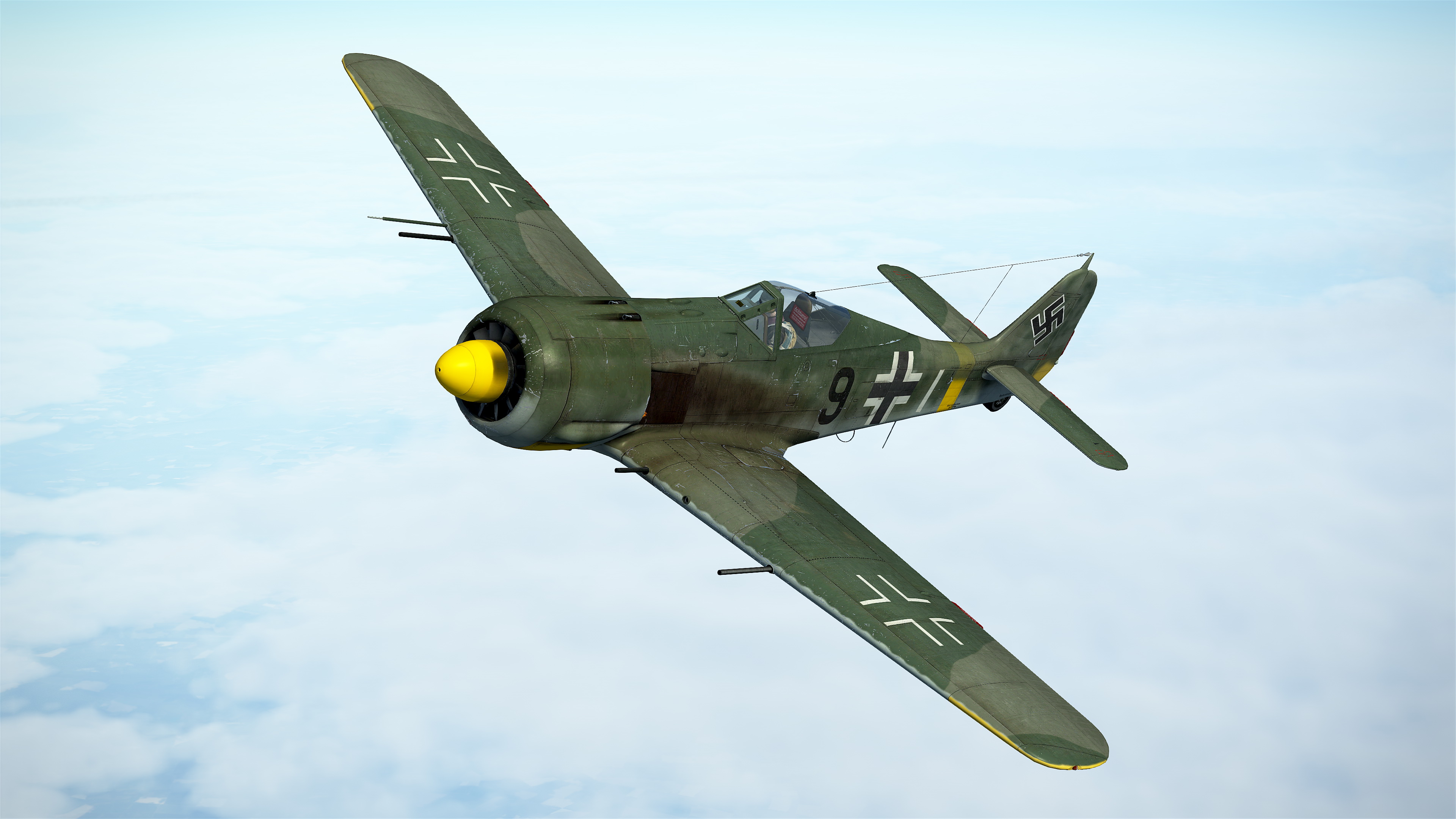 Asisbiz Focke Wulf Fw 190A6 8.JG51 Black 9 Great Battles V02