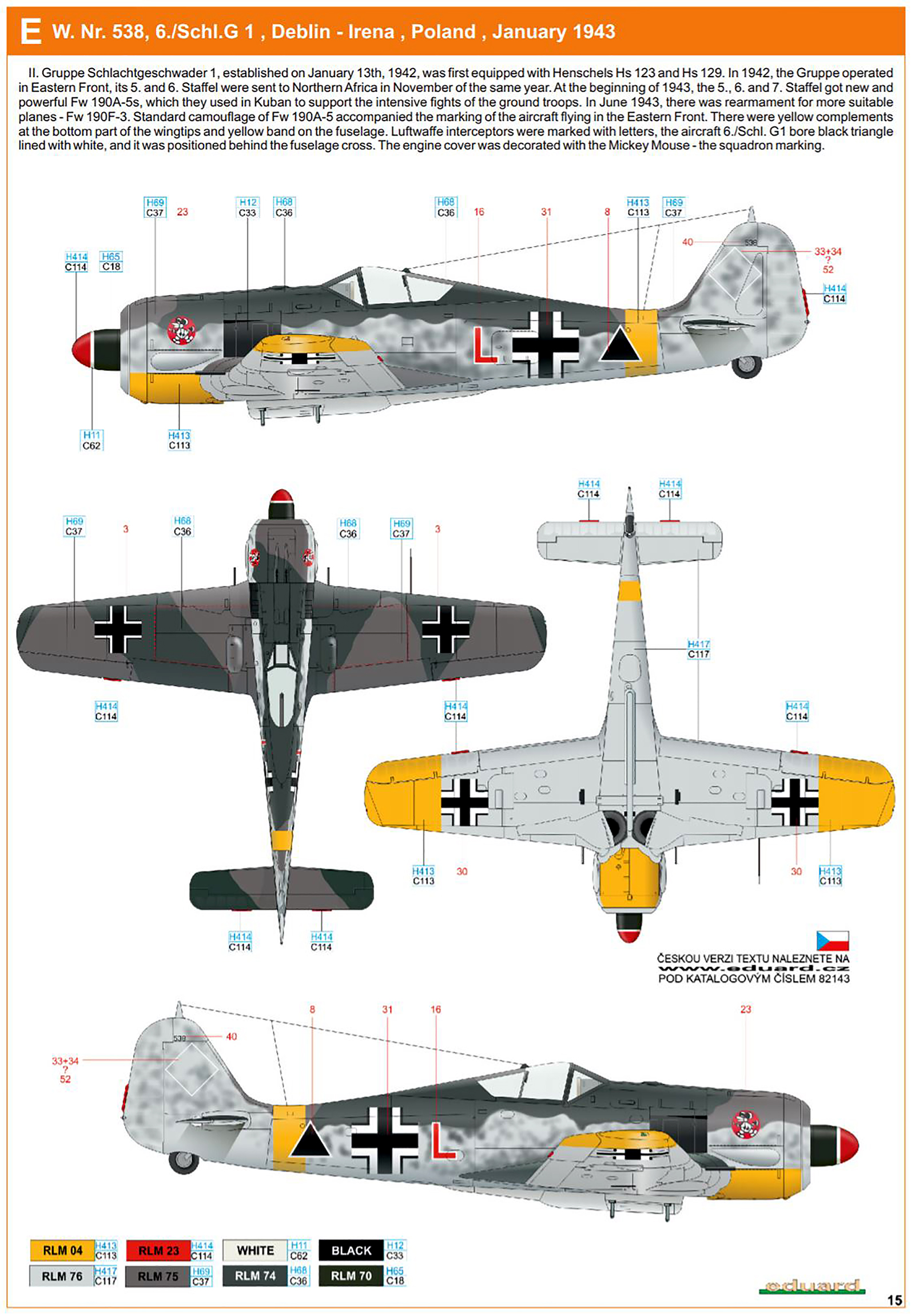 Asisbiz Focke Wulf Fw 190a5 6 Schg1 Red L Deblin Irena Poland Jan 1943 0b