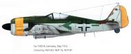 Asisbiz Focke Wulf Fw 190F8 Stab II.SG3 Green double chevron Czechoslovakia 1945 0A