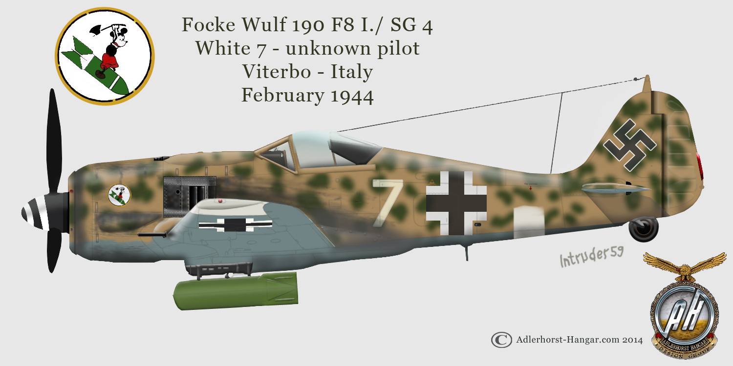 Asisbiz Focke Wulf Fw 190f8 1 Sg4 White 7 Viterbo Italy Feb 1944 0a