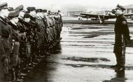 Asisbiz Aircrew Sturmstaffel 1 pilots being addressed by Jagddivision Walter Grabmann 1944 01