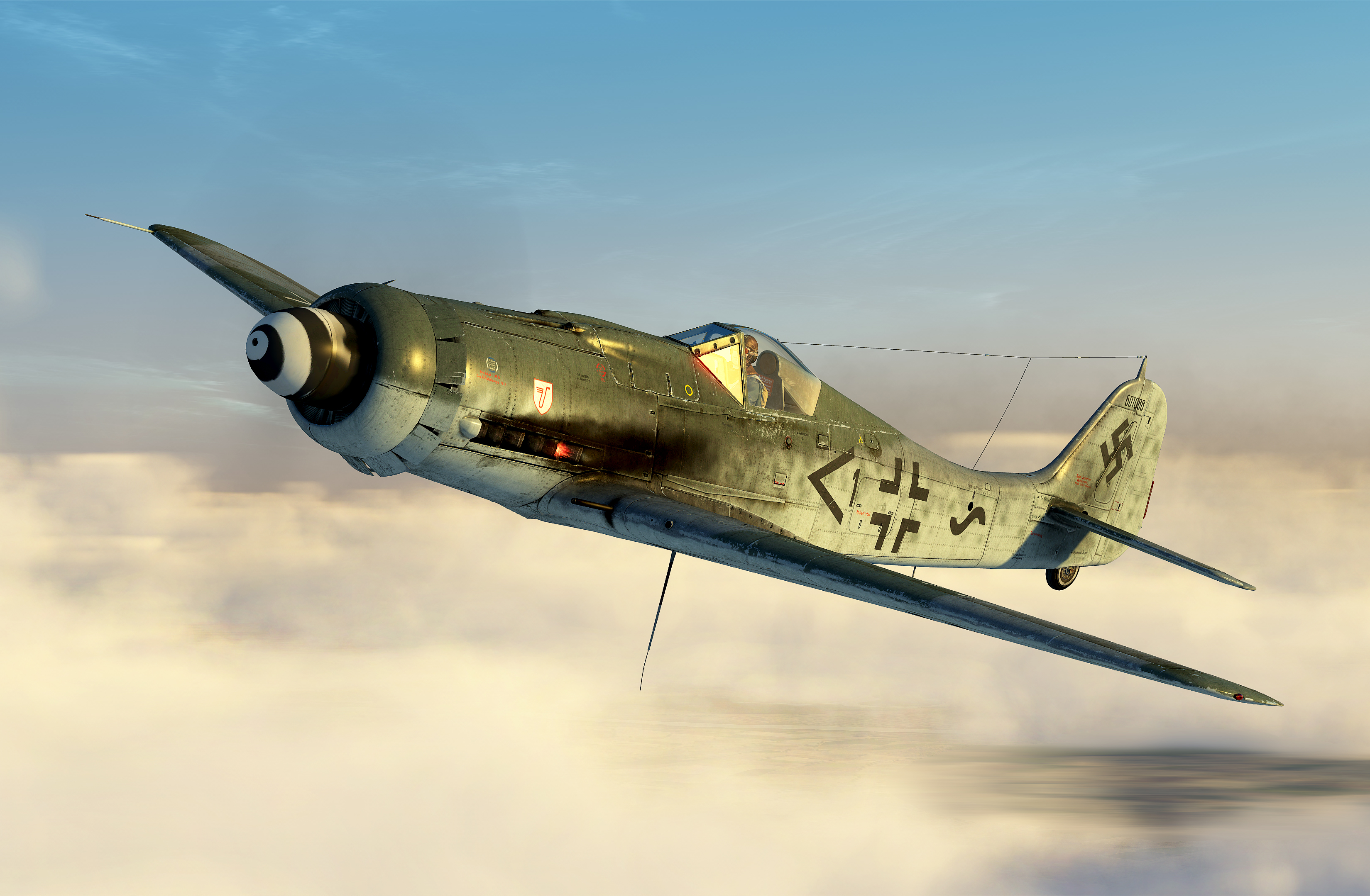 Asisbiz Focke Wulf Fw 190D9 Stab JG3 Chevron Black 1 WNr 601088 graphic ...