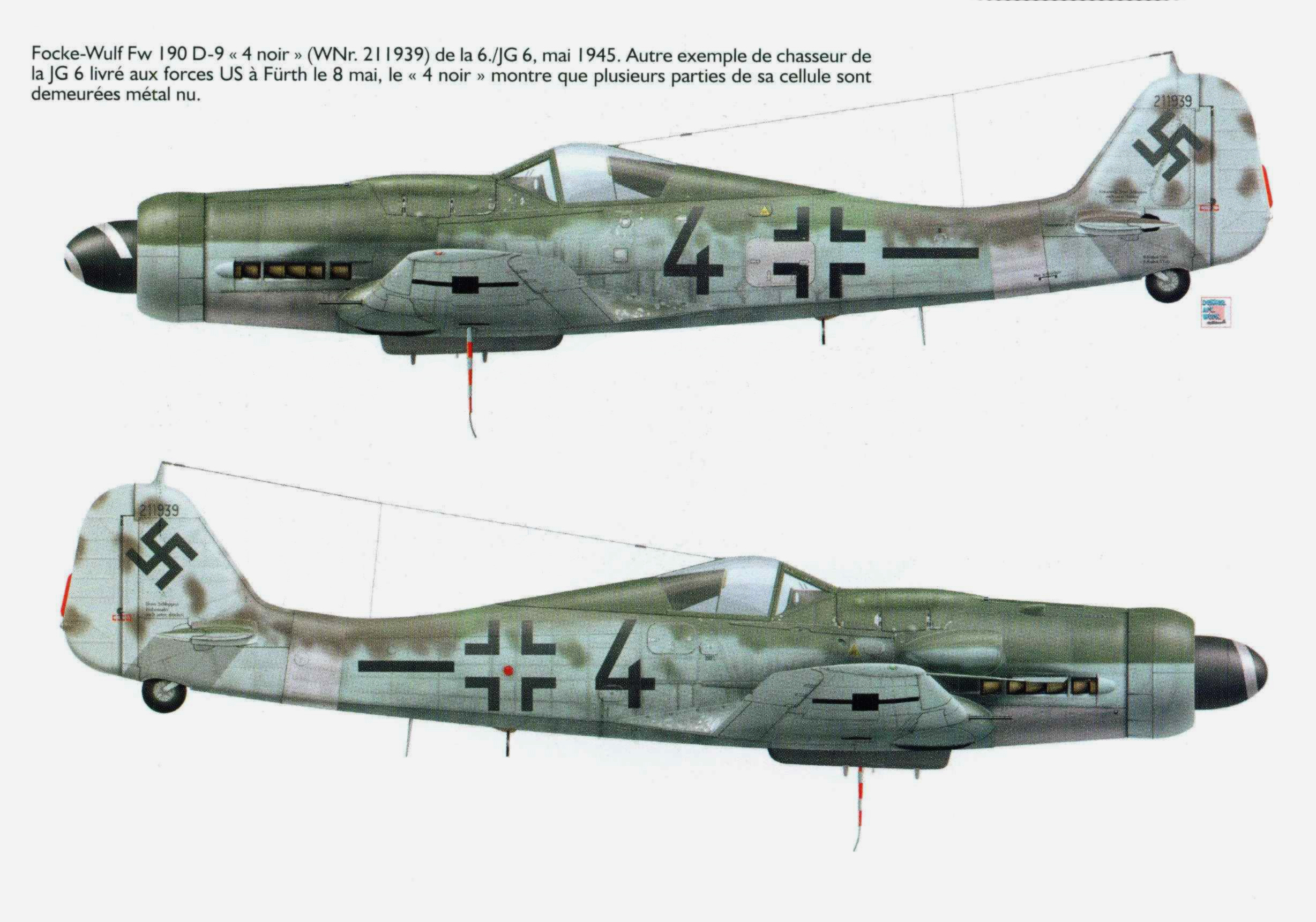 Asisbiz Focke Wulf Fw 190d9 6 Jg6 Black 4 Wnr 211939 Furth Germany May