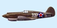 Asisbiz Curtiss Hawk 81A 18PG44PS White 337 Bellows Field Hawaii 1942 0A