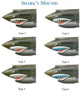 Asisbiz AVG Flying Tigers Sharks Mouths 01