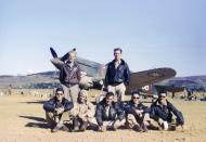 Asisbiz Aircrew AVG Flying Tigers pilots 23FG3PS Tommy Haywood Ken Jernstedt and Robert Smith sitting 01