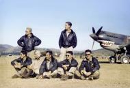 Asisbiz Aircrew AVG Flying Tigers pilots 23FG3PS Tommy Haywood Ken Jernstedt and Robert Smith sitting 02