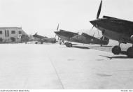 Asisbiz Curtiss Tomahawk IIbs RAAF 3Sqn on the tarmac at the Rayak aerodrome Lebanon Jun 1941 AWM P02541