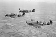 Asisbiz Curtiss Tomahawk II RAF 26Sqn RMY AH896 RMD AH893 and I RME AH791 based at Gatwick Sussex IWM CH5874