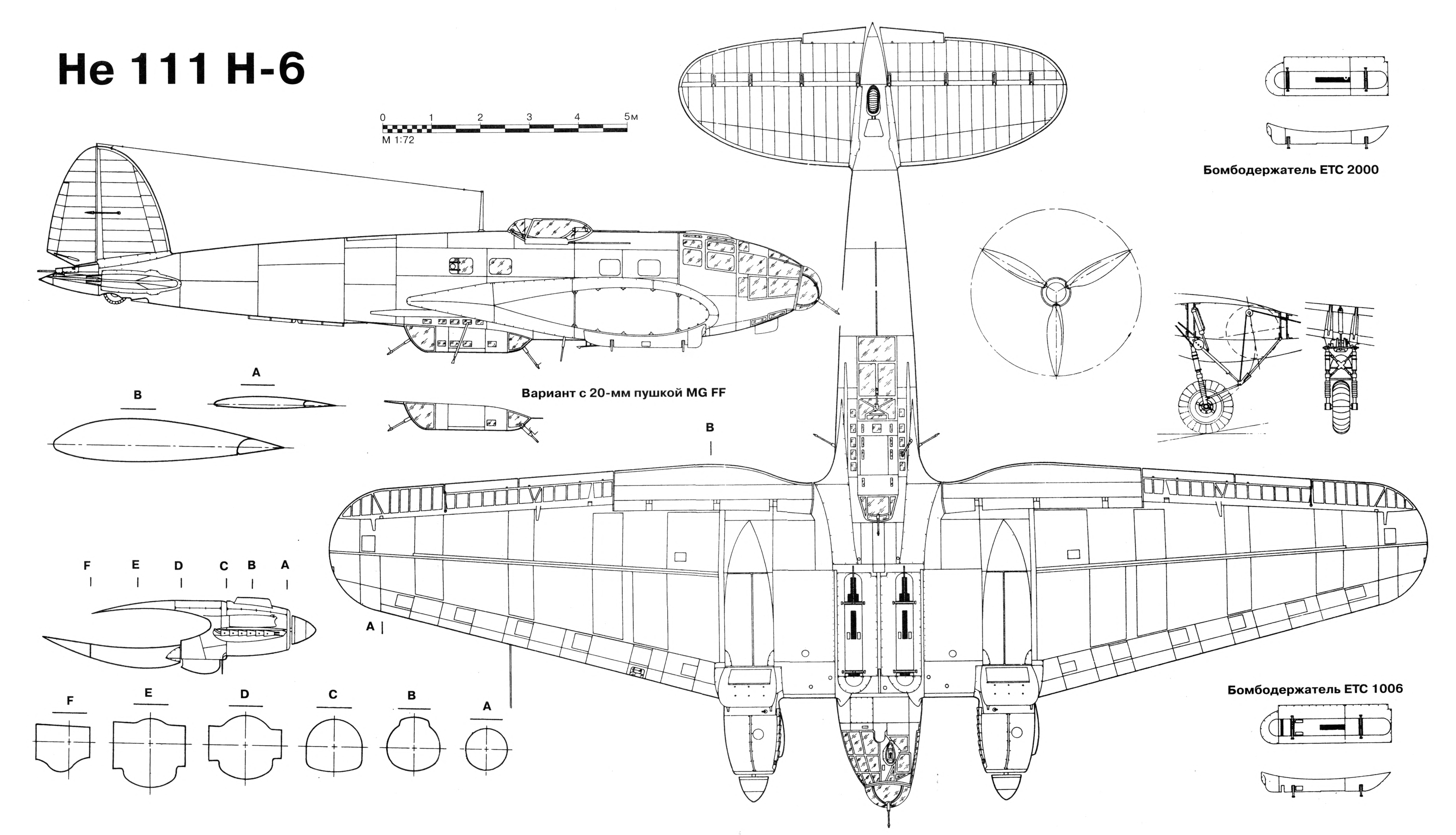 Heinkel He 111 Drawings