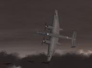 Asisbiz IL2 MH He 219A Nachtjager attacking RAF Lancaster formations 02