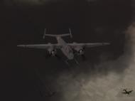 Asisbiz IL2 MH He 219A Nachtjager attacking RAF Lancaster formations 03