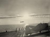 Asisbiz Fleet Air Arm 1840NAS Hellcat 1Q aboard HMS Furious in Artic waters after Tirpitz strike 1944 IWM A24771