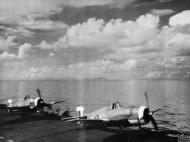 Asisbiz Fleet Air Arm 808NAS Grumman Hellcat II K6Y aboard HMS Khedive off Sumatra 12 18th Apr 1945 IWM A28886