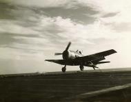 Asisbiz Fleet Air Arm Grumman Hellcat II performing a perfect landing 01