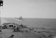 Asisbiz Fleet Air Arm Hellcats aboard HMS Indomitable with HMS Howe n Victorious off Padang 23 24th Aug 1944 IWM A25558