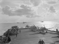 Asisbiz Hellcats abaord HMS Emperor with HMS Furious HMS Searcher HMS Pursuer n HMS Jamaica Apr 1944 IWM A22649