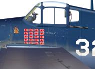 Asisbiz Art Grumman F6F 3 Hellcat VF 16 White 32 Alex Vraciu 0A